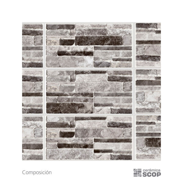 Ceramica Scop - Genova Brillante Negra - 31x60