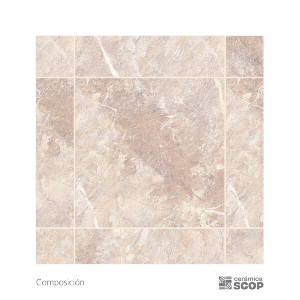 Ceramica Scop - Piso Africa Beige - 50x50