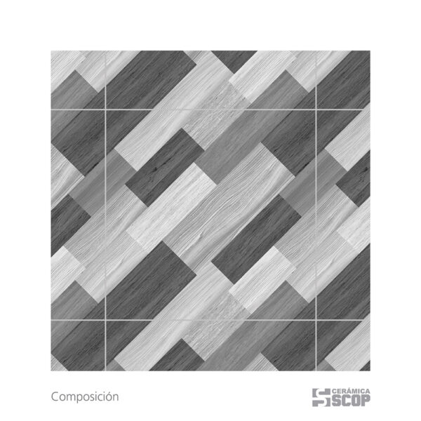 Ceramica Scop - Listón Caney Gris - 50x50