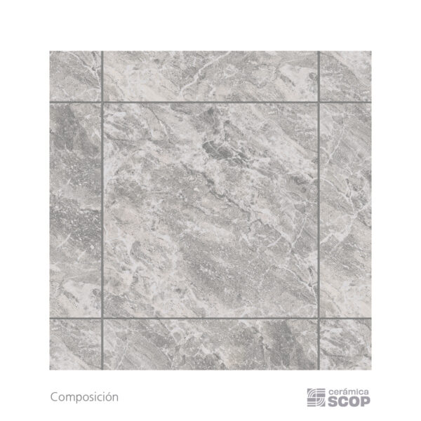 Ceramica Scop - Mármol Barracas Gris - 50x50
