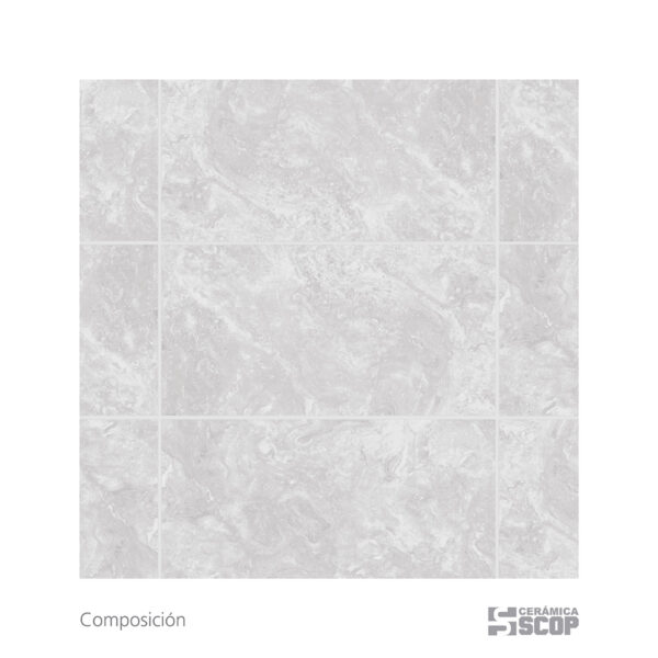 Ceramica Scop - Pared Palmira Gris - 31x60