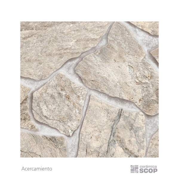 Ceramica Scop - Piedras Vulcano Beige - 50x50