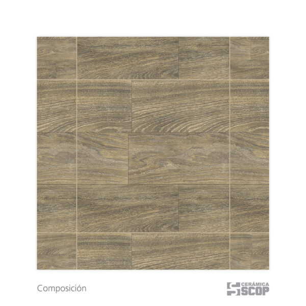 Ceramica Scop - Pino Café Claro - 50x50